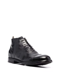 Bottes de loisirs en cuir noires Officine Creative