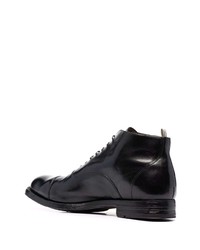 Bottes de loisirs en cuir noires Officine Creative