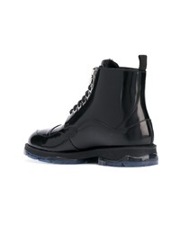 Bottes de loisirs en cuir noires Jimmy Choo