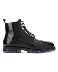 Bottes de loisirs en cuir noires Jimmy Choo