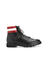 Bottes de loisirs en cuir noires Bally X Swiss