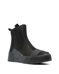 Bottes de loisirs en cuir noires Boris Bidjan Saberi