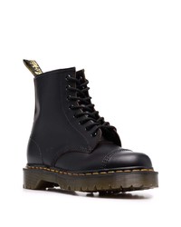 Bottes de loisirs en cuir noires Dr. Martens