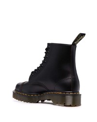 Bottes de loisirs en cuir noires Dr. Martens