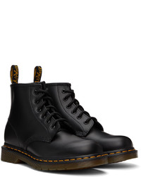 Bottes de loisirs en cuir noires Dr. Martens