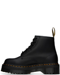 Bottes de loisirs en cuir noires Dr. Martens