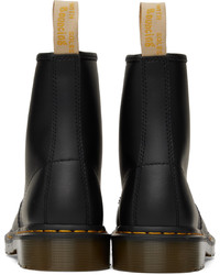 Bottes de loisirs en cuir noires Dr. Martens