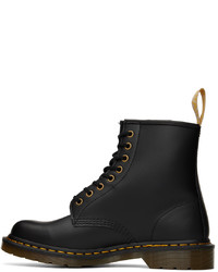 Bottes de loisirs en cuir noires Dr. Martens