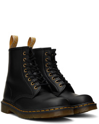 Bottes de loisirs en cuir noires Dr. Martens