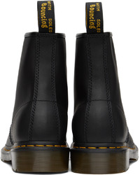 Bottes de loisirs en cuir noires Dr. Martens