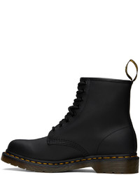 Bottes de loisirs en cuir noires Dr. Martens