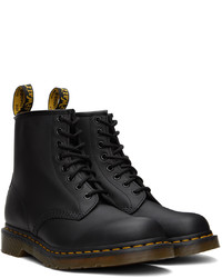 Bottes de loisirs en cuir noires Dr. Martens