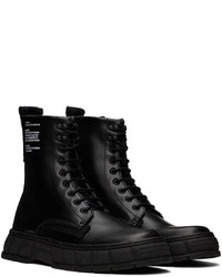 Bottes de loisirs en cuir noires Viron