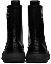 Bottes de loisirs en cuir noires Viron