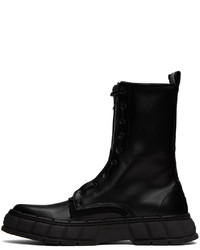 Bottes de loisirs en cuir noires Viron