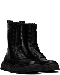 Bottes de loisirs en cuir noires Viron