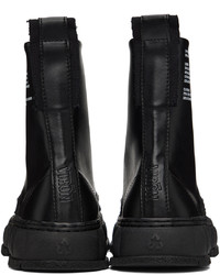 Bottes de loisirs en cuir noires Viron