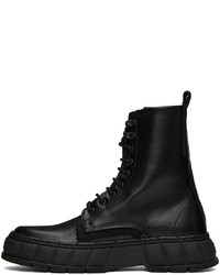 Bottes de loisirs en cuir noires Viron