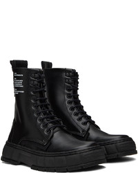 Bottes de loisirs en cuir noires Viron