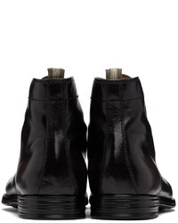 Bottes de loisirs en cuir noires Officine Creative