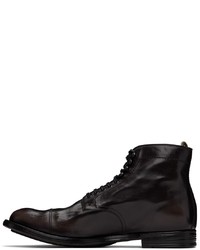 Bottes de loisirs en cuir noires Officine Creative