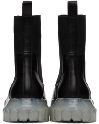 Bottes de loisirs en cuir noires Rick Owens