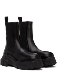 Bottes de loisirs en cuir noires Rick Owens