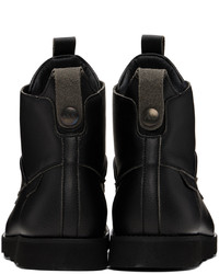 Bottes de loisirs en cuir noires ekn