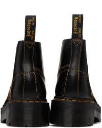 Bottes de loisirs en cuir noires Dr. Martens