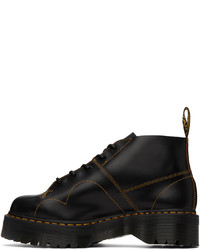 Bottes de loisirs en cuir noires Dr. Martens