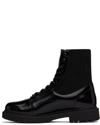 Bottes de loisirs en cuir noires Diesel