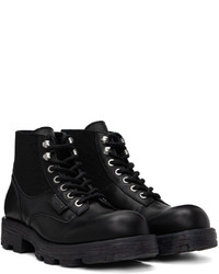 Bottes de loisirs en cuir noires Diesel