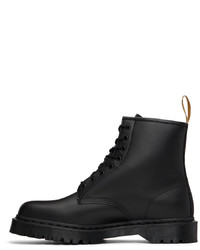 Bottes de loisirs en cuir noires Dr. Martens