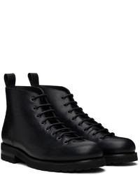 Bottes de loisirs en cuir noires Bode