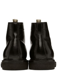 Bottes de loisirs en cuir noires Officine Creative