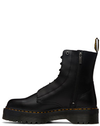 Bottes de loisirs en cuir noires Dr. Martens