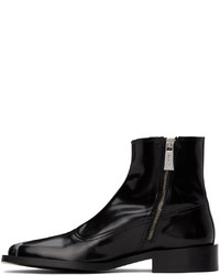 Bottes de loisirs en cuir noires Gmbh