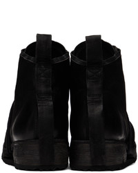 Bottes de loisirs en cuir noires Boris Bidjan Saberi