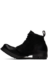 Bottes de loisirs en cuir noires Boris Bidjan Saberi