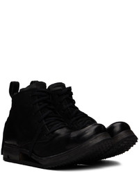 Bottes de loisirs en cuir noires Boris Bidjan Saberi