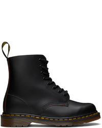 Bottes de loisirs en cuir noires Dr. Martens