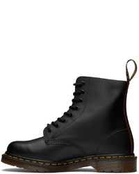 Bottes de loisirs en cuir noires Dr. Martens