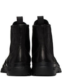 Bottes de loisirs en cuir noires Officine Creative