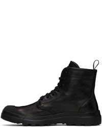 Bottes de loisirs en cuir noires Officine Creative