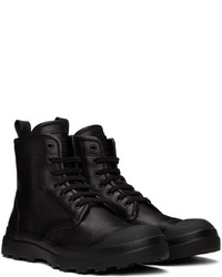 Bottes de loisirs en cuir noires Officine Creative