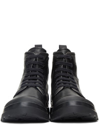 Bottes de loisirs en cuir noires Officine Creative