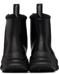 Bottes de loisirs en cuir noires Undercover