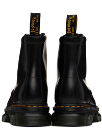 Bottes de loisirs en cuir noires Dr. Martens