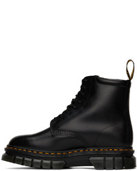 Bottes de loisirs en cuir noires Dr. Martens