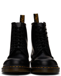 Bottes de loisirs en cuir noires Dr. Martens